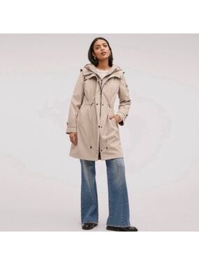 Sam Edelman Light Pink Hooded Jacket